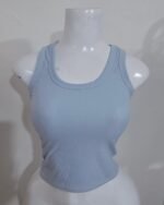 Musculosa cuello redondo