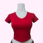Remera en V