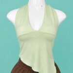 Strapless V asimetrico